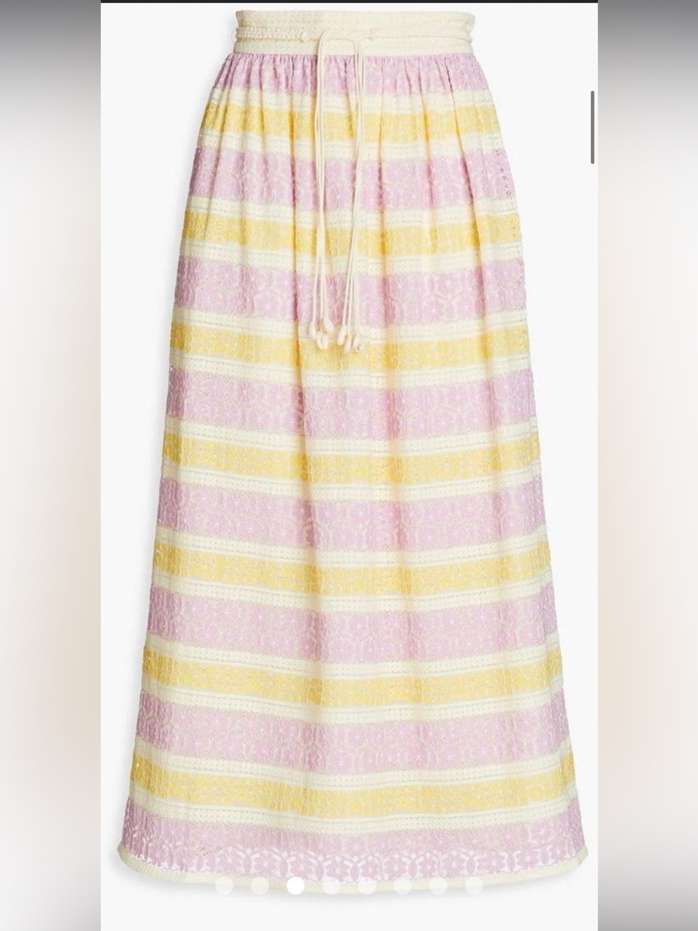 Zimmermann NWT Jude Lace Midi Skirt Size AU 2 (US 6/8)